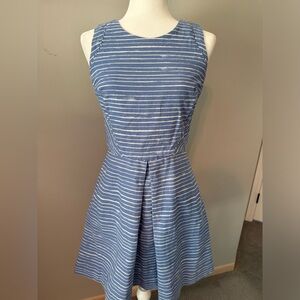 Gap sleeveless dress, light blue, A frame.